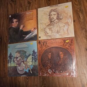 Lot of 4 Heinrich Schutz‎ Tallis Walton Vintage Classical Vinyl Records Sealed